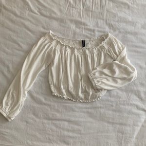 H&M Long-Sleeve Crop Top